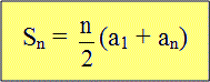 számtani sorozat - első n elem összege